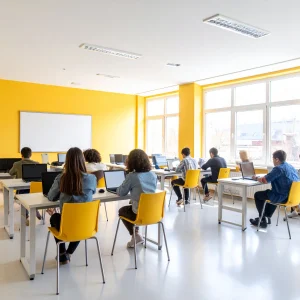 Firefly_onderwijssetting met leerlingen voortgezet onderwijs 730998